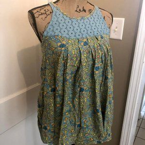 flowery hippy summer top